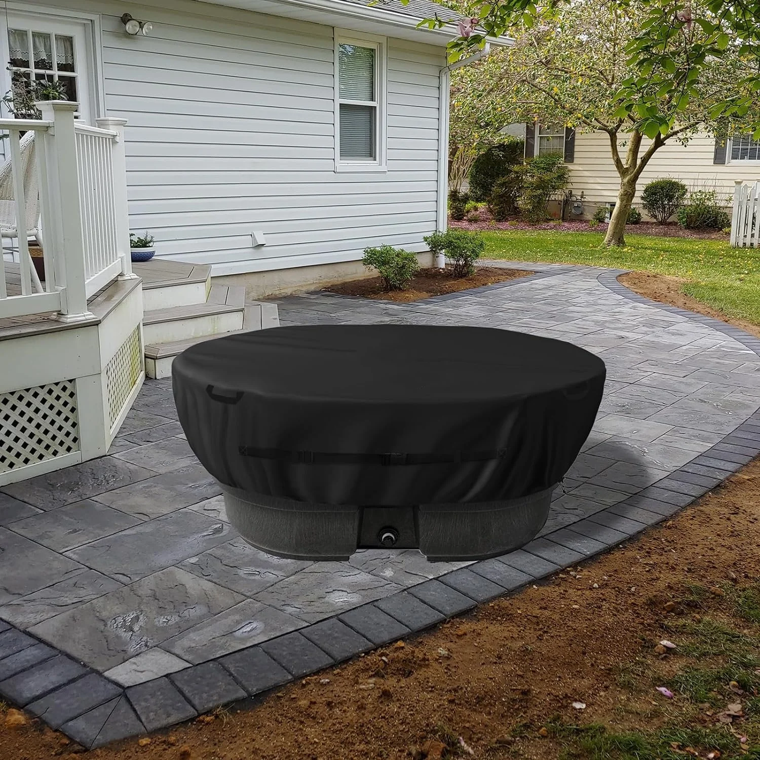 50 Gallon Oval Stock Tank Cover Waterproof Dust Proof Antiuv Ice Bath Cover Keep Stock Tank