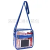 Blue transparent PVC 40 thread (25*6*23cm)
