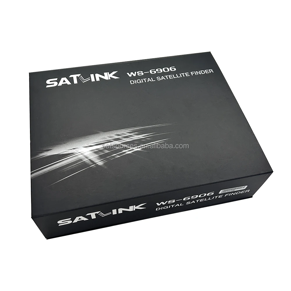 SATLINK WS-6906 Digital Satellite Finder 3.5 Inch LCD TV Screen Auto Search 4000 MAh Chargeable Battery Backpack