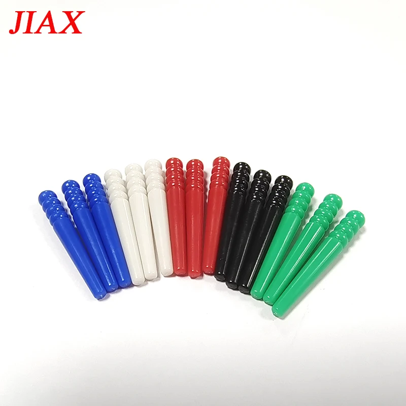 Премиум 5 видов цветов Cribbage колышки 25,4 мм стандартная пластиковая панель с Cribbage колышки для 1/8 'отверстие цвета: белый/черный/зеленый/красный/синий