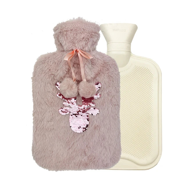 Feet 2L Rubber with Cover Hot Water Bottle