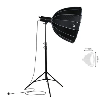 FB-SLB-D90 70cm Quick Loading Parabolic Softbox Professional Deep Mouth Soft Box for Bowens Mount Studio Flash