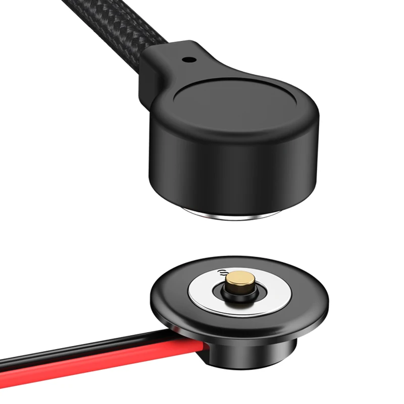 Circular 2Pin 5V 2A Male And Female 12V2A Usb Fast Charging Cable Pogo Connector Magnetic For Heating Garments
