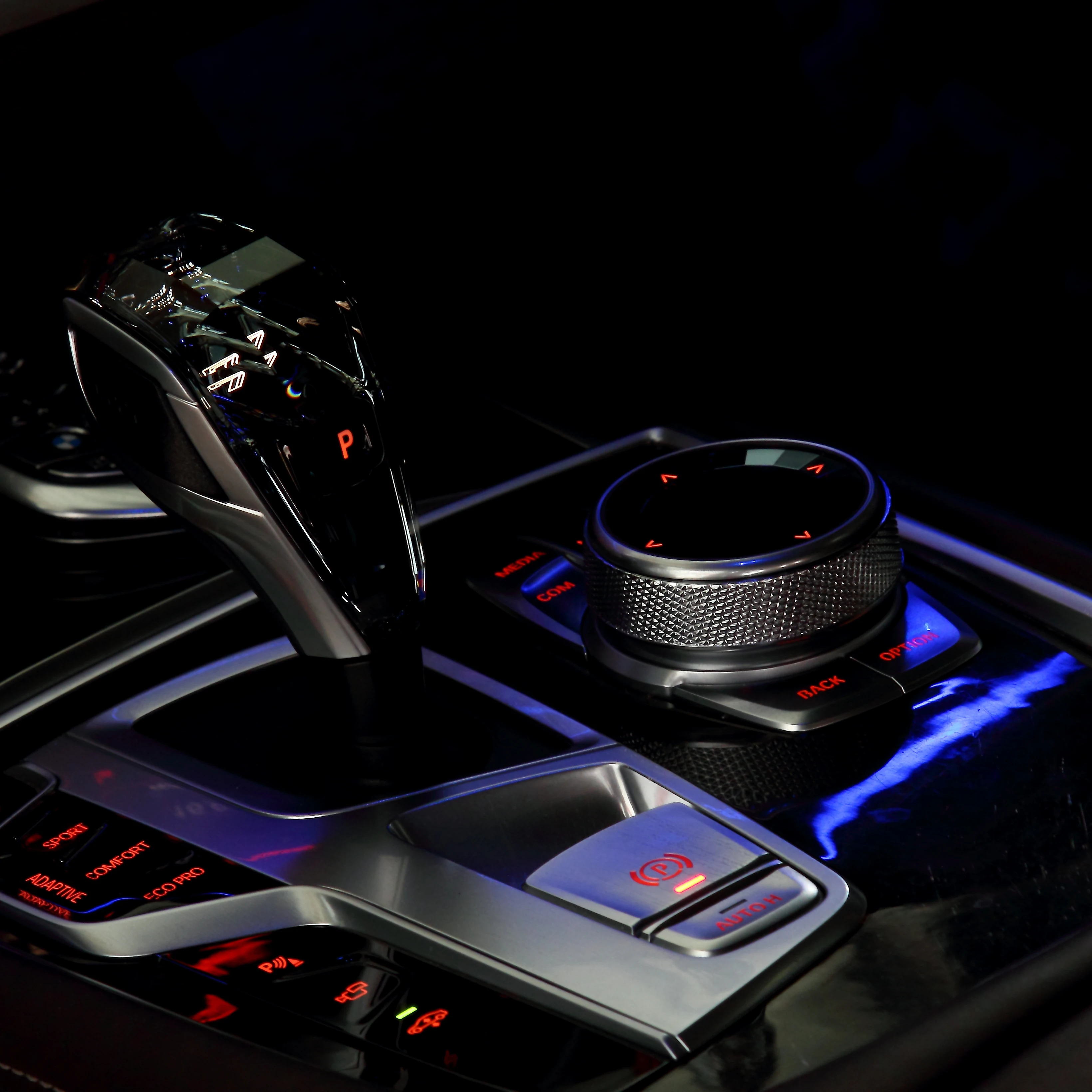 Car interior accessories crystal gear shift knob for BMW 5 series F10 F15 F30 G30 G20 G05 I12 2013-2020