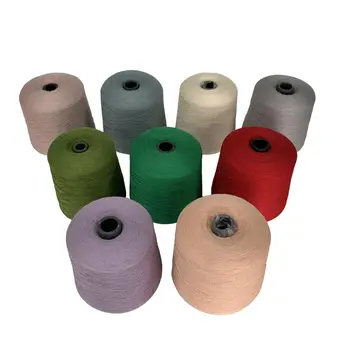 good price for making sweater polyester blended flat knitting yarn