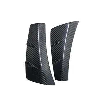 For Mercedes-Benz C Class W205 C63  2019+ Front Bumper Surrounds Air Outlet Front Wind Knife Carbon Fiber Exterior Car Sticker