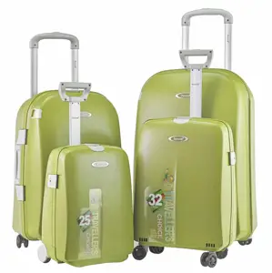 PP Four Spinner Wheels Travel Trolley Luggage 4 PCS Fashionable Suitcase Set on Sale Convenient Carry for Your Journey
