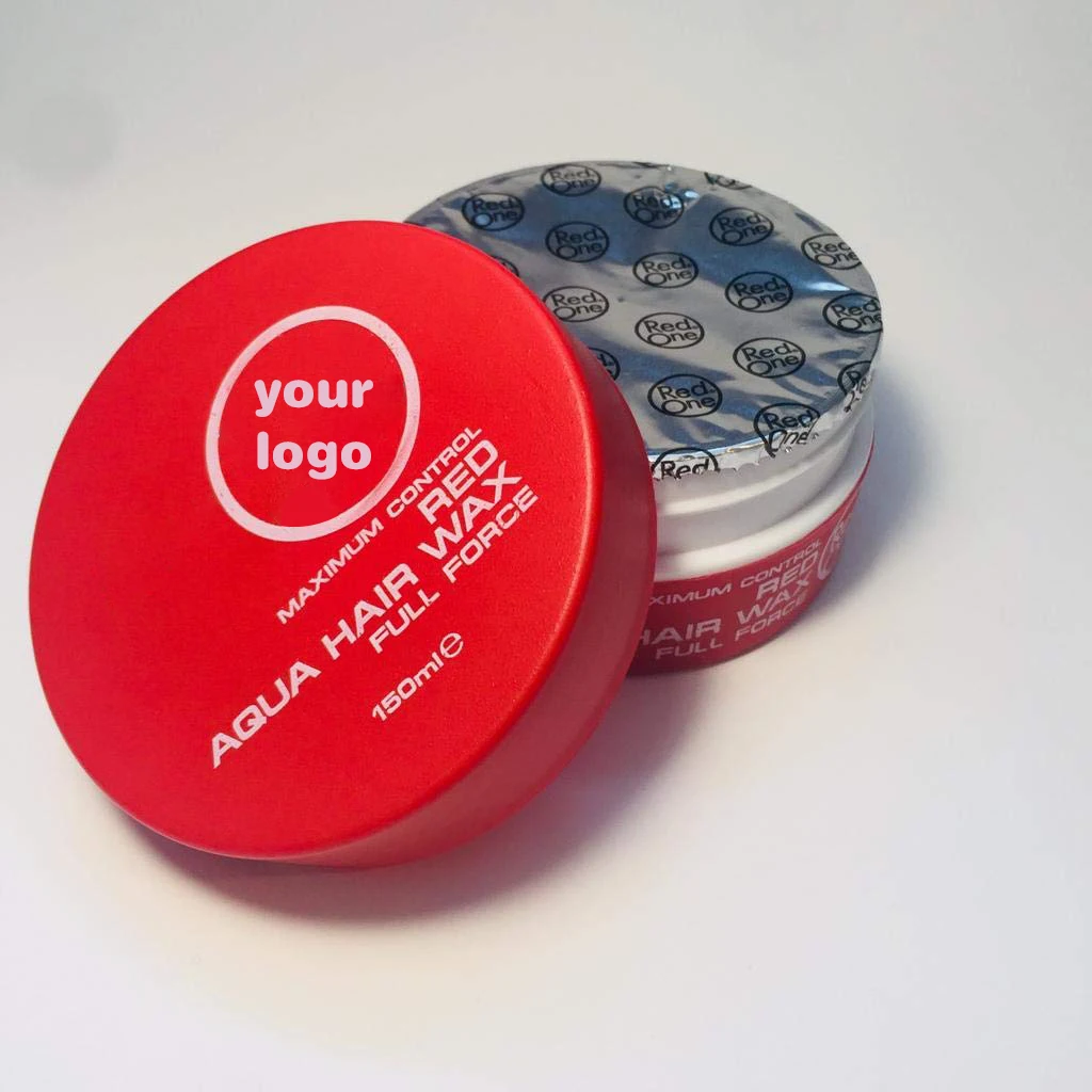 Custom Logo Organic Strong Hold Hair Wax Gel Pomade Fruit Smell Long