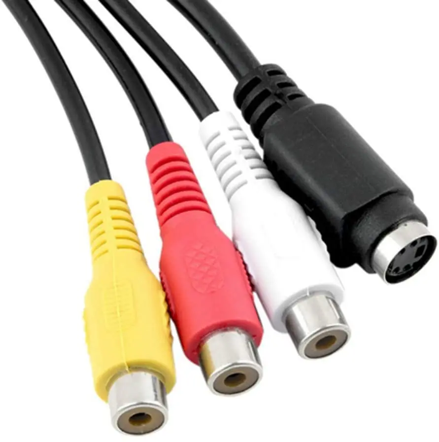 System-S Câble VGA 2 en 1 de 20 cm mâle vers S-Video femelle