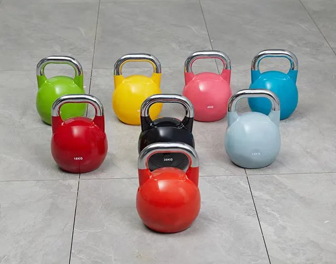 Chrome Handle Competition Kettlebell Custom Kettlebell Set Competition
