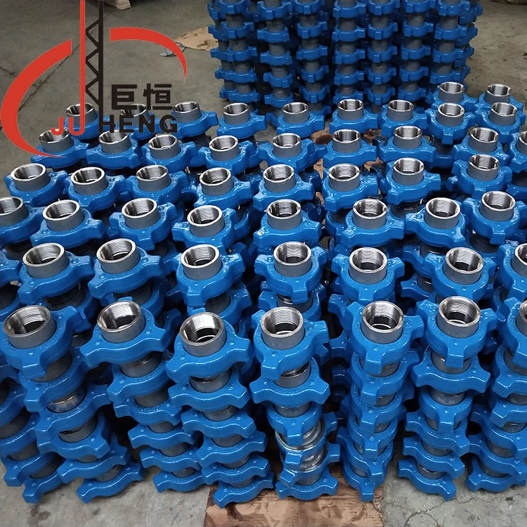Juheng Brand Manufactory API Standard Hammer Union FIG206 for Petroleum Pipeline