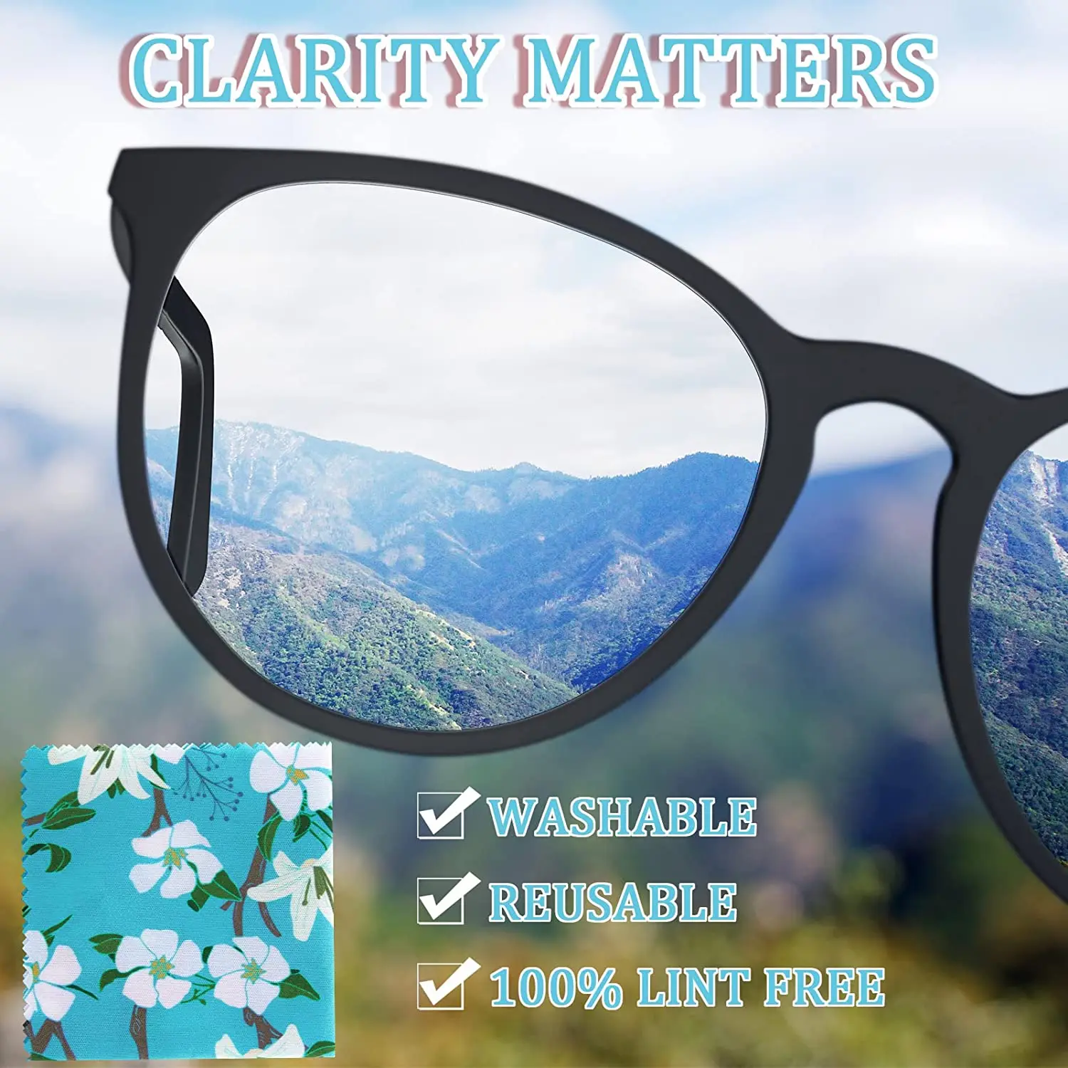 Wholesale 15*15cm Microfiber Sunglasses Goggles Cleaning Cloth Custom Logo Soft Reusable Square Pattern Suede Eyeglasses Care manufacture
