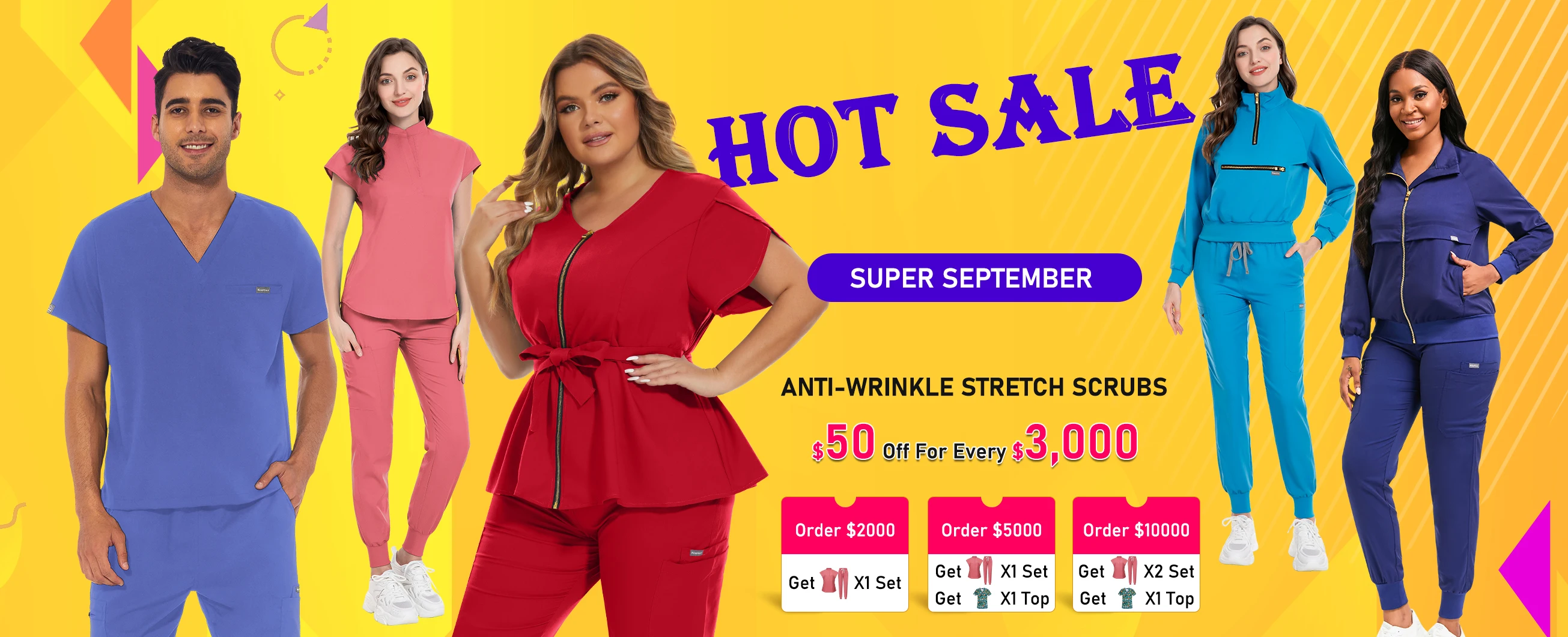 2024 White Color Polyester Spandex Straight Ribbed Waist Jogger Leg