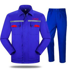 Custom Logo Electronics Work Wear Set Factories Construction Mechanic Anti-static Engineering Uniform Work Clothes
