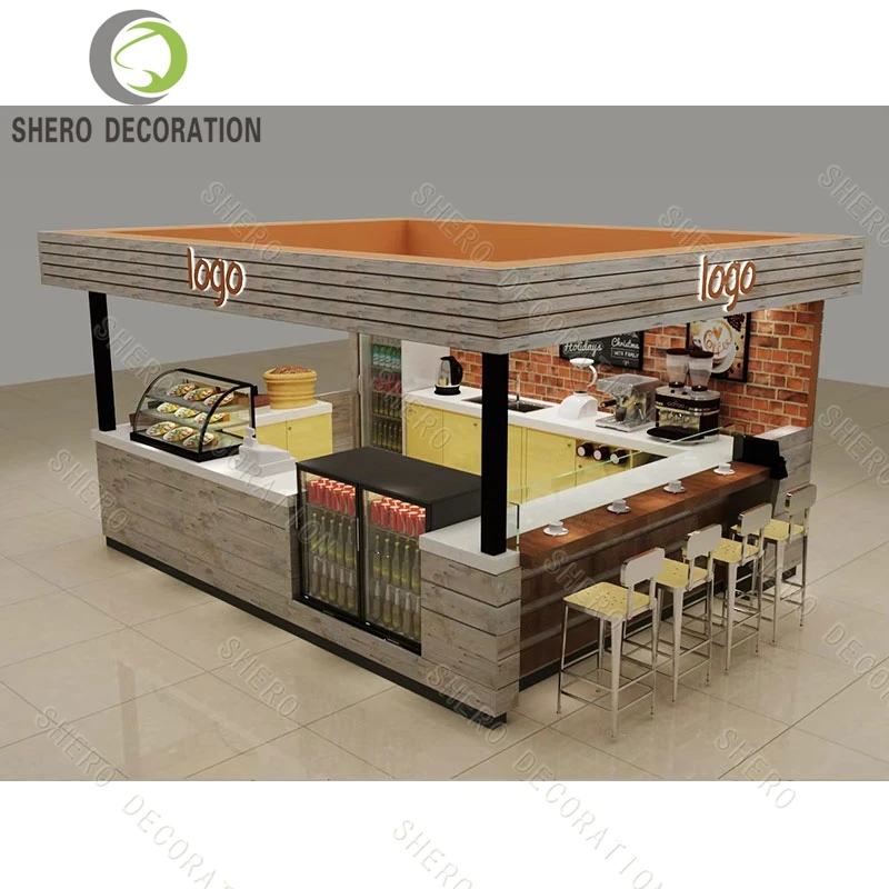 Portable Beverage /coffee /juice bar / Ice Cream Shop Kiosk Counters and Furniture