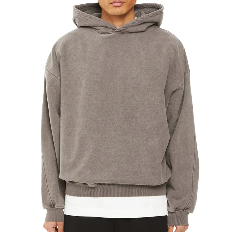 Men's 100% Custom Logo Blank Drop Shoulder Hoodies French Terry Hooded Sweatshirts Oversize Pullover Heavyweight Hoodie For Men - Buy Product on Alibaba.com
