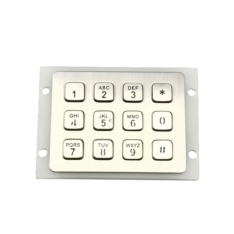 Cheap Rs232 Telephone Entry Led Keyboard Metal 485 Back Lighting Keypad