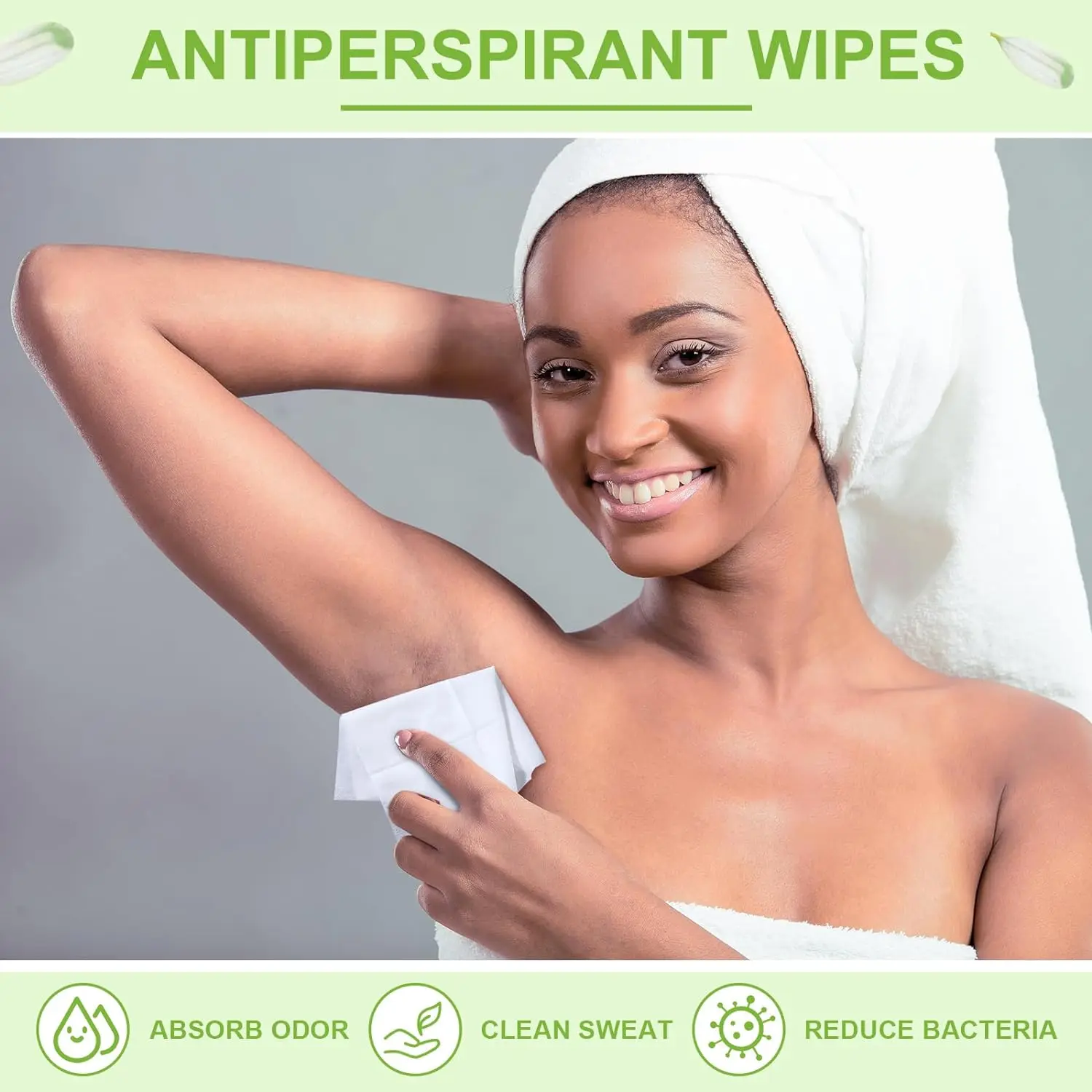 Keep your body feeling clean and comfortable with sweat wipes