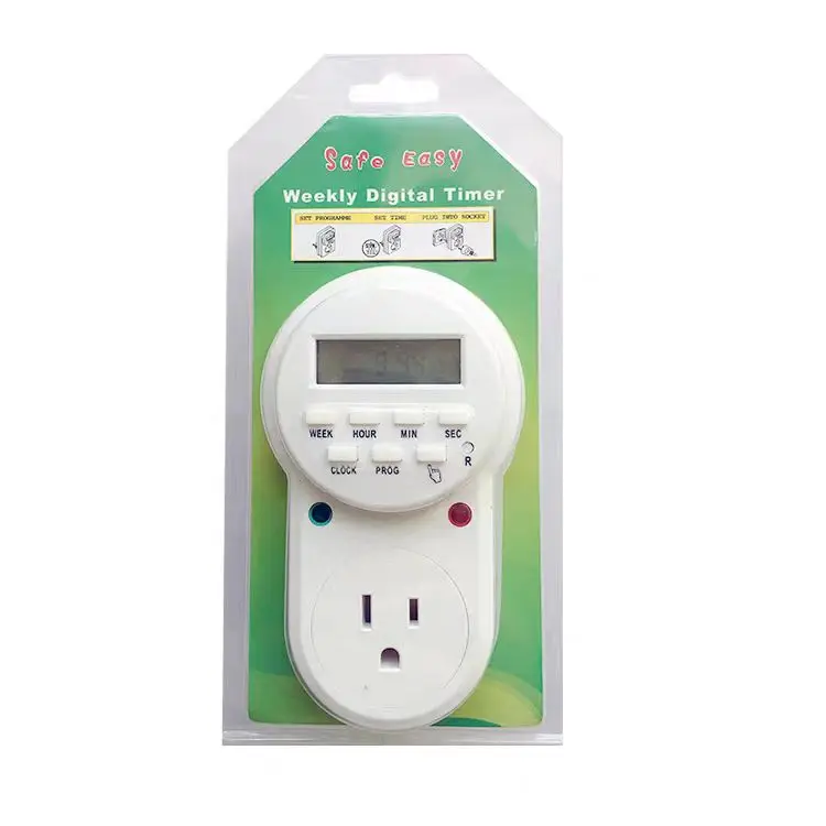 Automatic Transfer Switch Timer 15A 220V Automatic ON/OFF Second Daily  Weekly LCD Programmable Digital Timer Switch