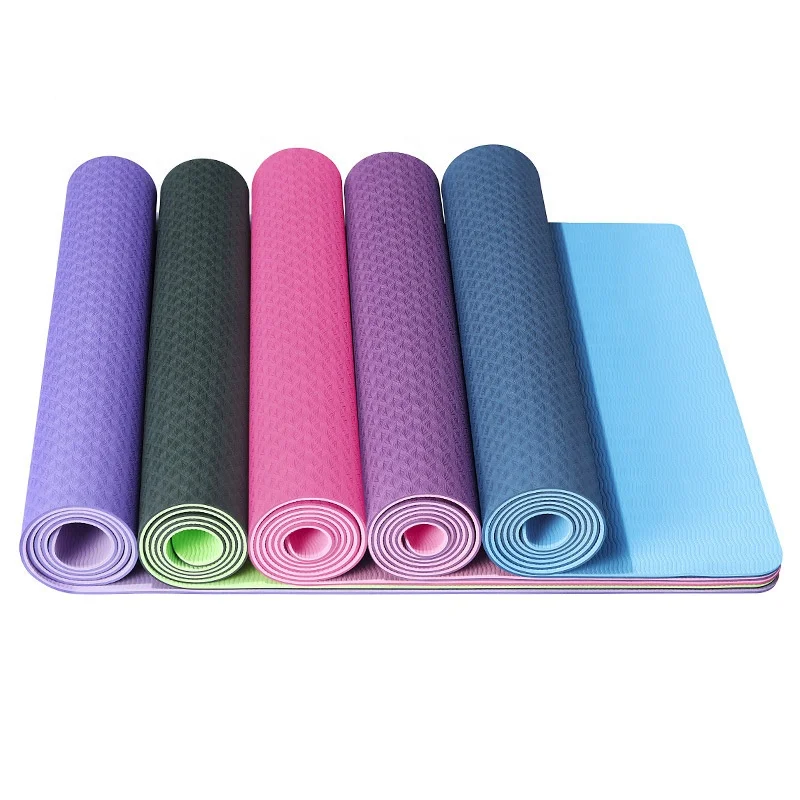 TPE Yoga Mat Eco Friendly Yoga Mats Custom logo Fitness Accessories Yoga Matt Exercise High Quality
