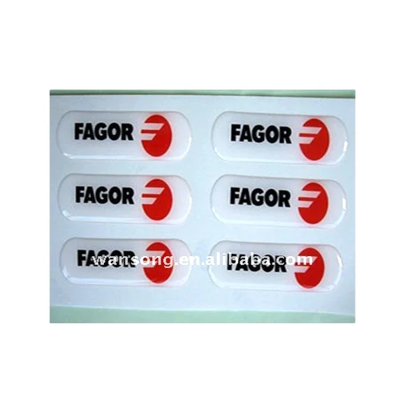 
Красивая прозрачная эпоксидная наклейка на заказ, наклейка из эпоксидной смолы с пользовательским логотипом 