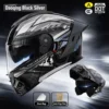 911 reveal helmet-Tao Qing black silver-3 double cert