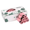 Rosa con huellas