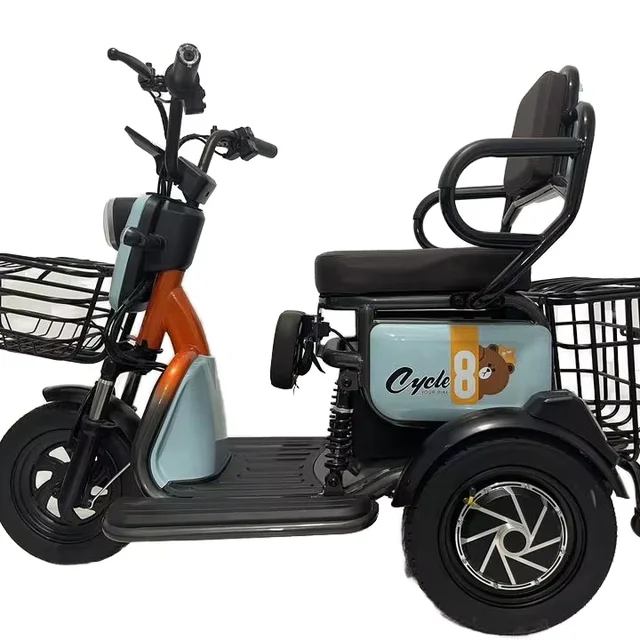 500W motor high brightness LED headlight electric tricycle electric tricycle that can enter and exit the elevator