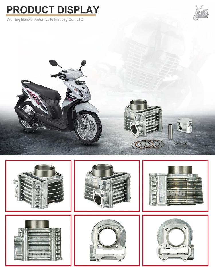 KZL 50mm 108cc OEM Engine Assembly Spare Parts for Honda