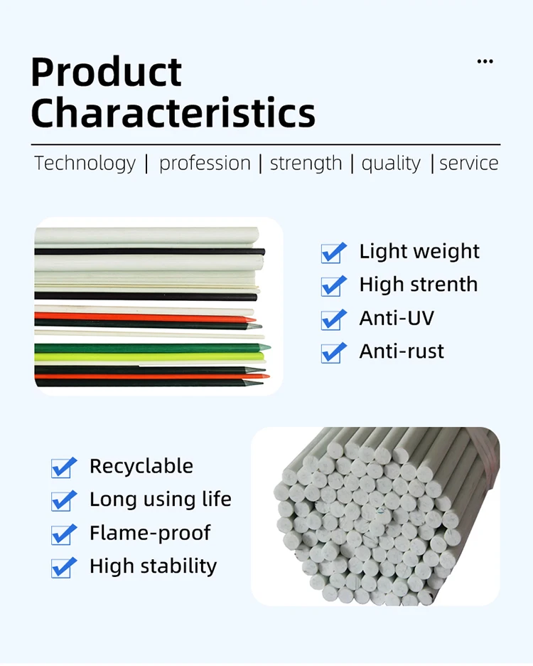 Factory Direct Sale Custom Any Shape Fiberglass Rods Buy Fiberglass Rod/flexible Fiberglass