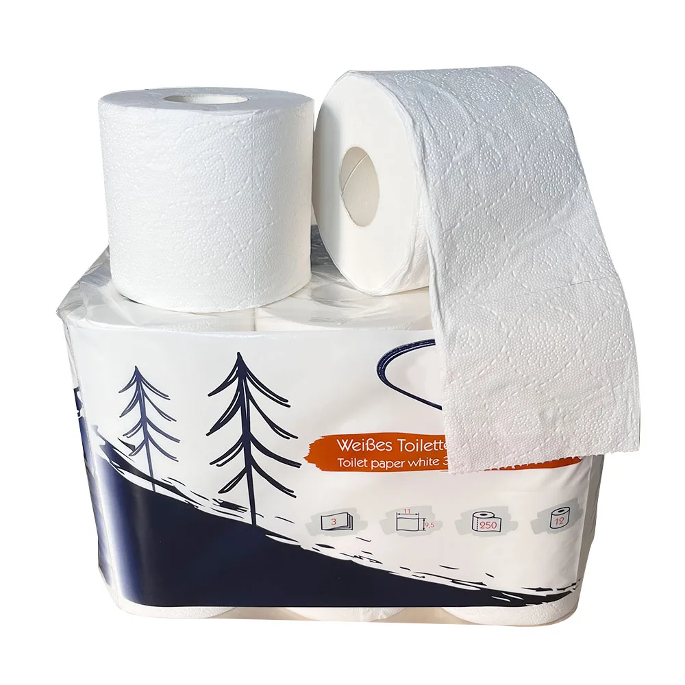 Water Soluble Quality Papel Higienico Por Mayor Soft Bathroom Tissue Wholesale Organic Toilet