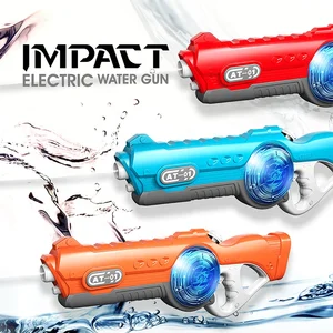 ITTL Electronic Water Gun Toy Outdoor Game Kids Super Blaster Pool Toys Long Range Fully Automatic Water Guns