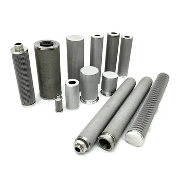 Stainless Steel Sintered Filter 1 Micron 5 Micron 15 Micron  Metal Mesh Tube