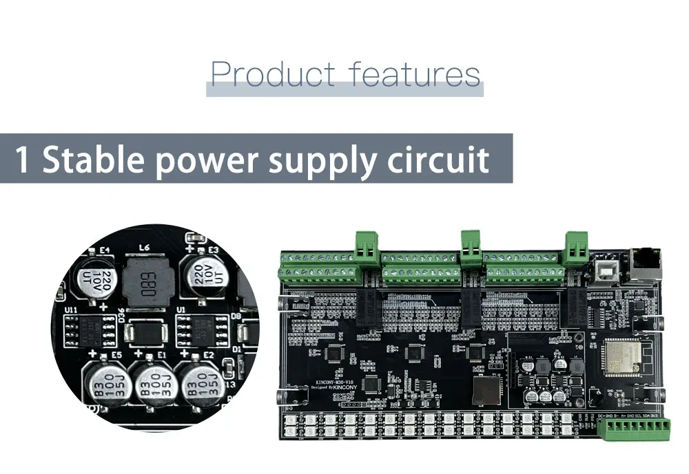 30 Channel Esp32 Energy Monitor Board Kincony M30 For Home Assistant