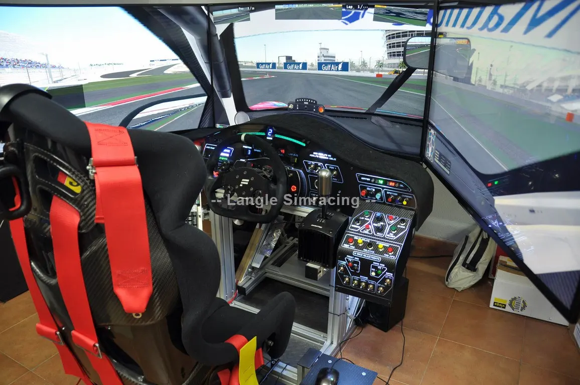 Aluminum 40120 Car Gaming Sim Race Rig Cockpit - Direct Drive