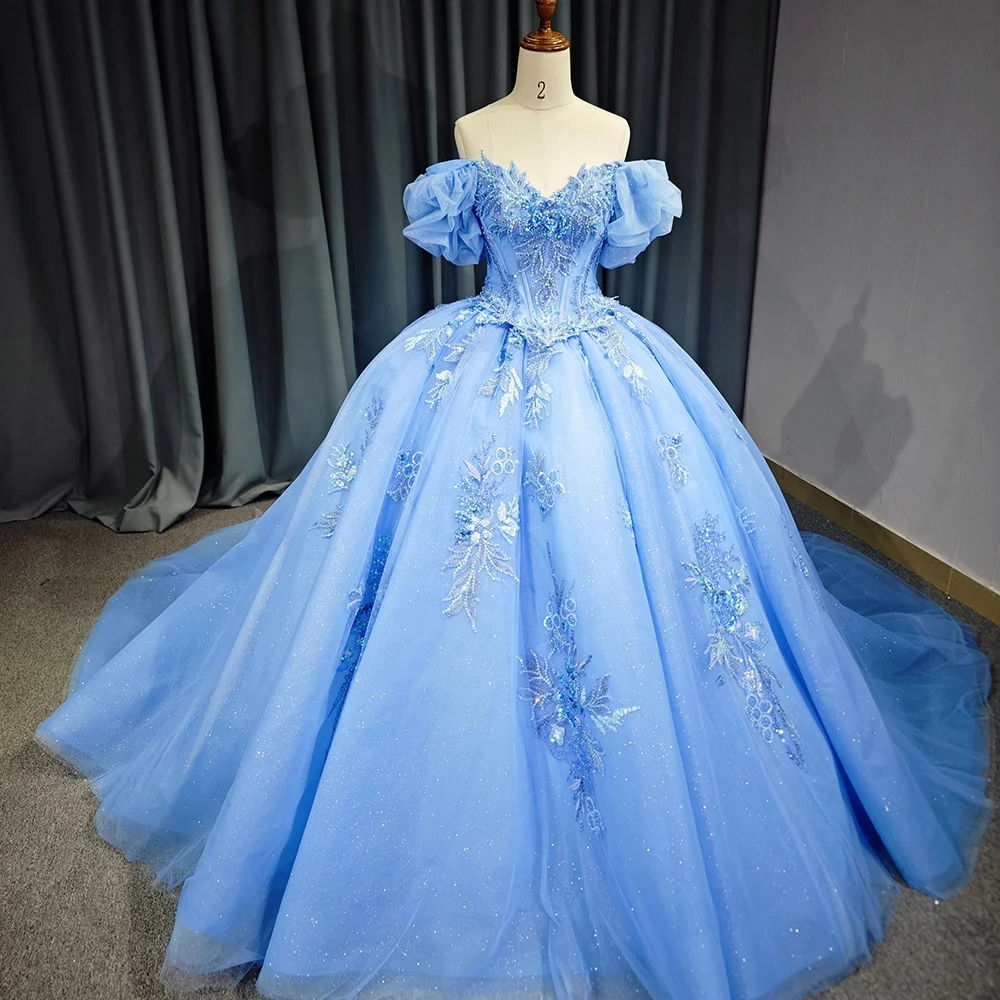 cinderella blue quince dresses Off Shoulder Quinceanera Dress by Ragazza DV67-567  ABC Fashion Shoulder Elegance Blue Quinceanera Dresses Ball Gown