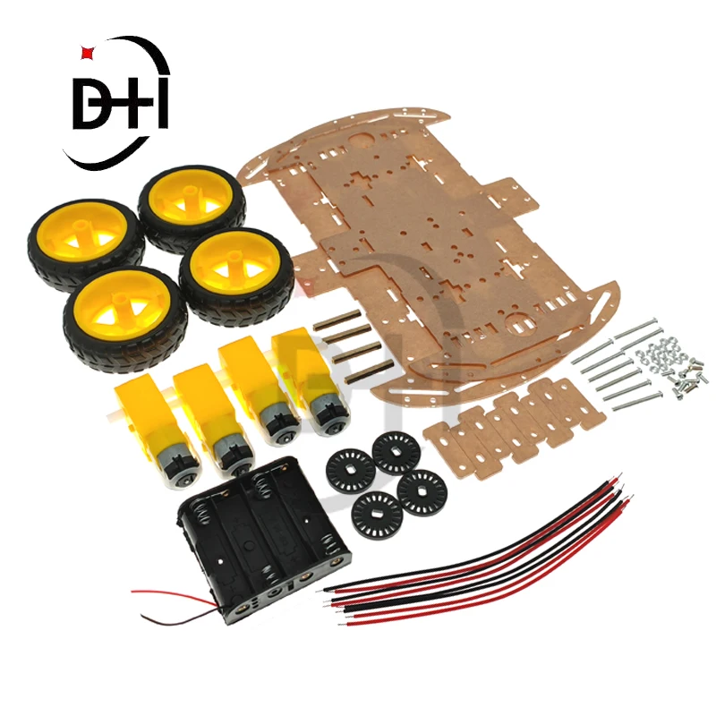 Smart 4WD Robot Car Chassis Kit for Arduino | DIY Smart Car Body