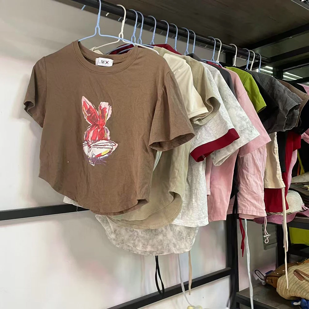 Shop Vintage Ladies Crop Top Thrift Store Summer Shirts