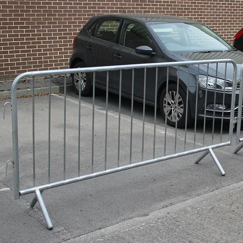 Temporary Pedestrian Removable Galvanized Crowd Control Barricade Fence for Cycling Race Gathering