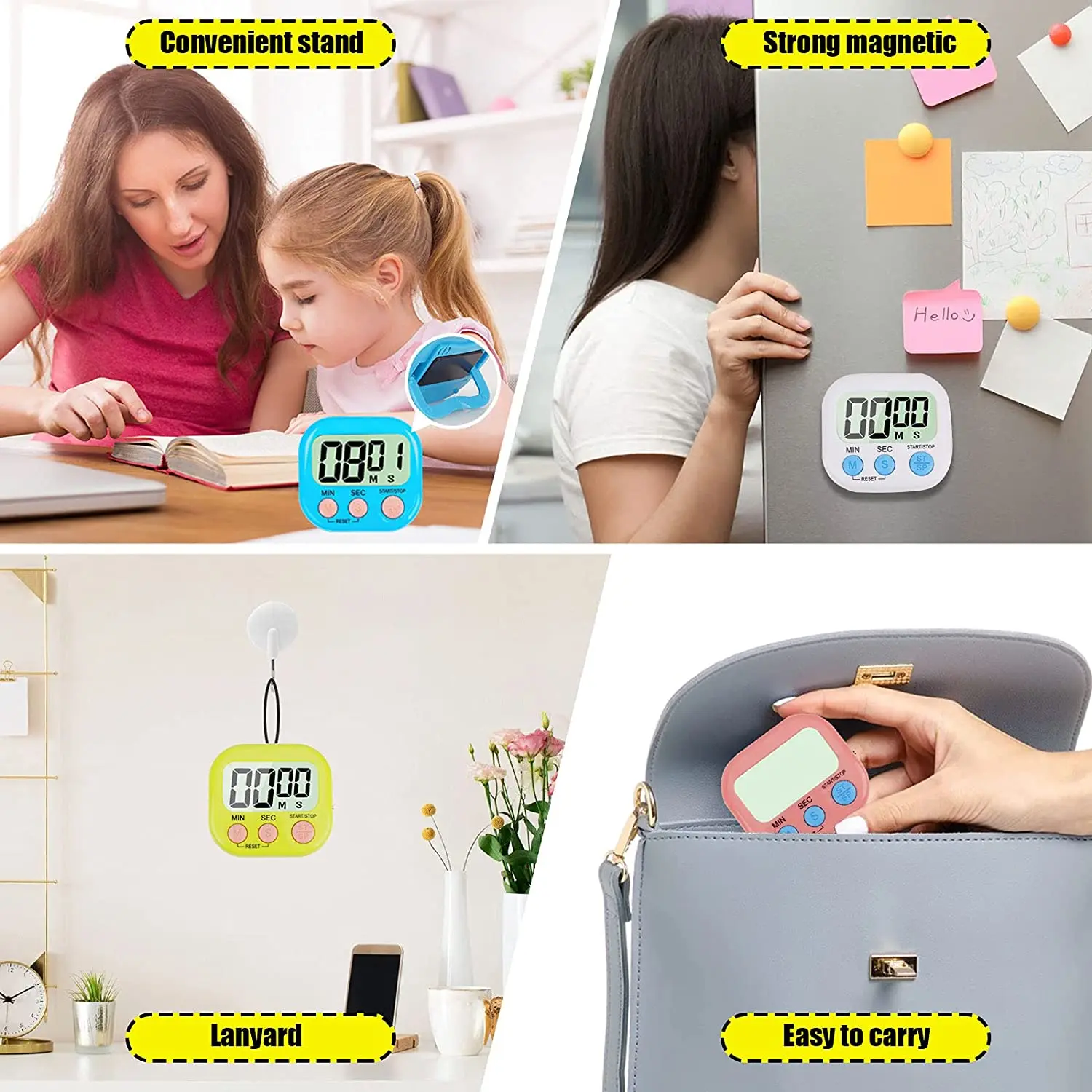 Classroom Timers for Teachers Kids Kitchen Timers Magnetic - China Timer, Countdown  Timer