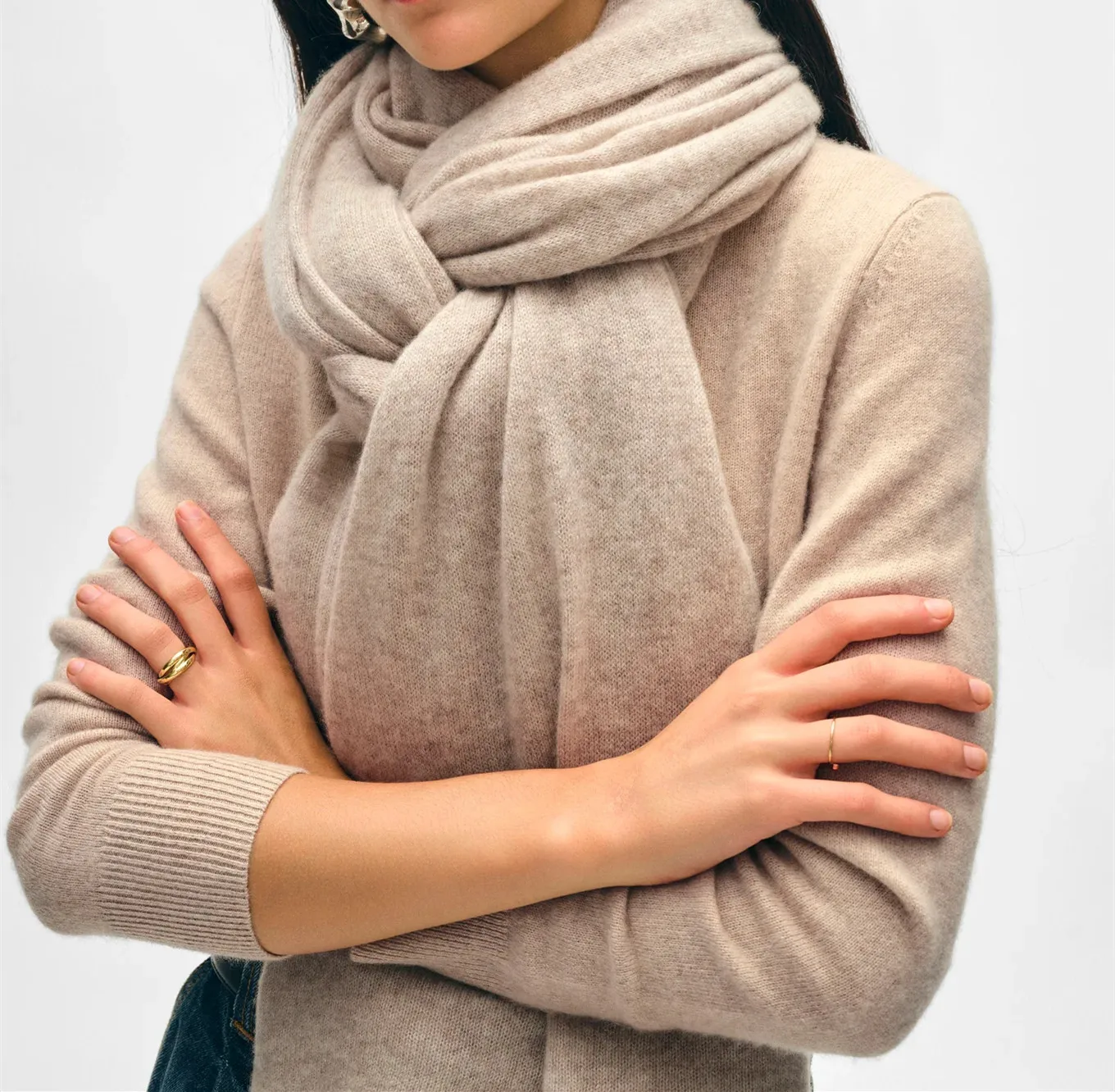 Comfortable and Soft Cashmere Shawl and Scarf for Women Long Style for Autumn and Winter Warmth
