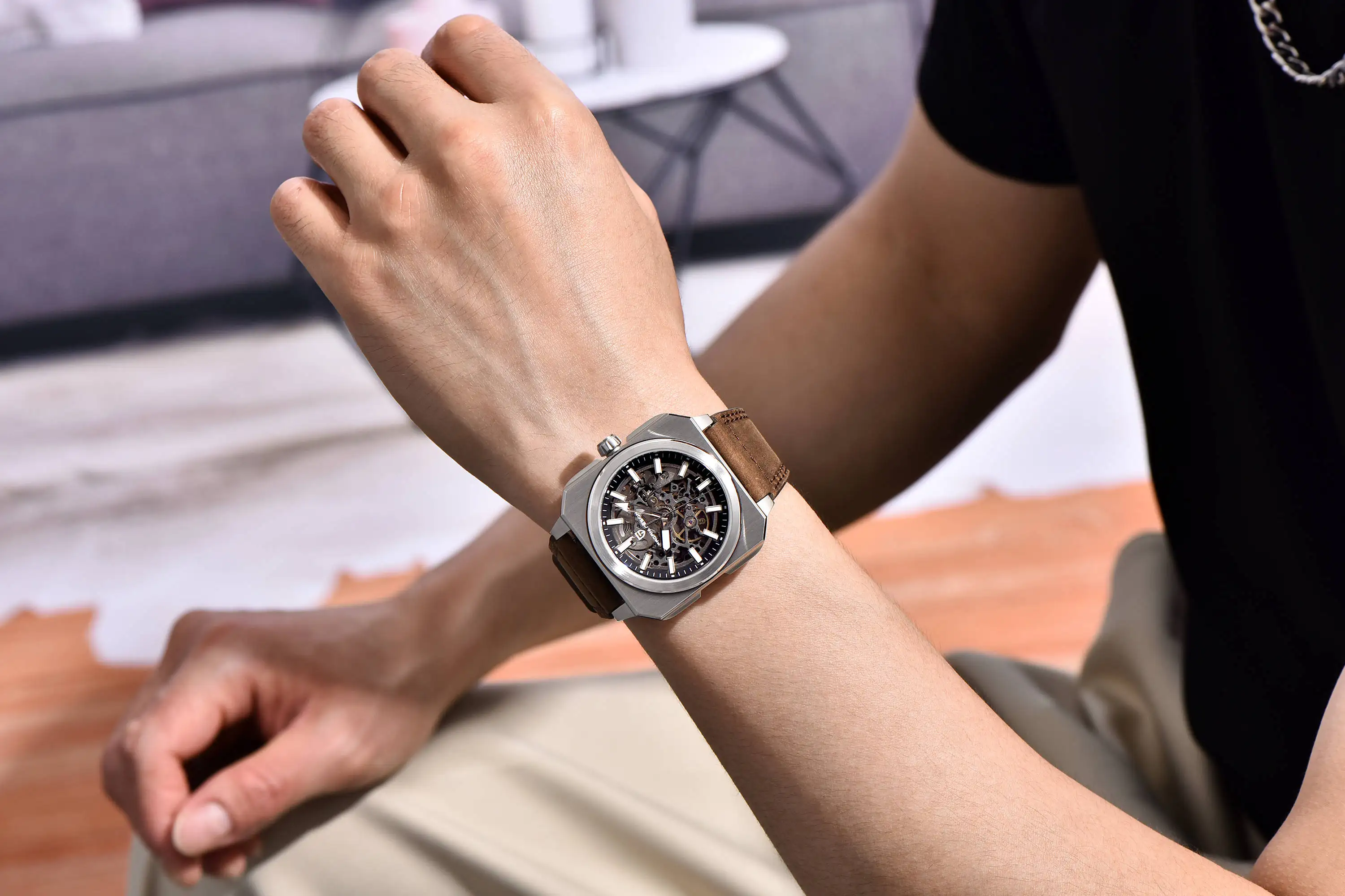 PAGANI DESIGN New 1791 Skeleton Men's Automatic Mechanical Watches Luxury Sapphire Glass 5ATM Waterproof Watch for Men