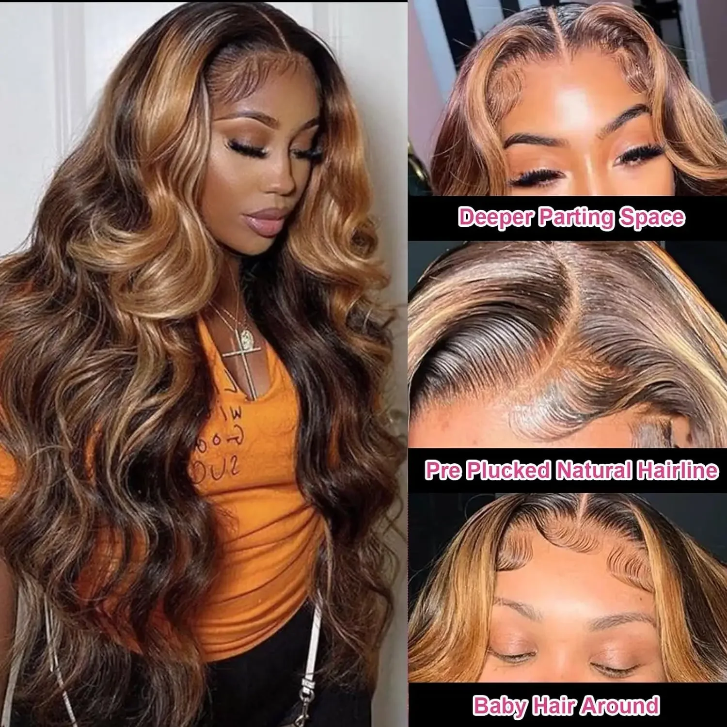 Body Wave Wear and Go Lijmloze pruik 4x4 Lace Closure pruiken Voorgeknipte Lace Front pruiken Menselijk haar voor vrouwen_voghion.com