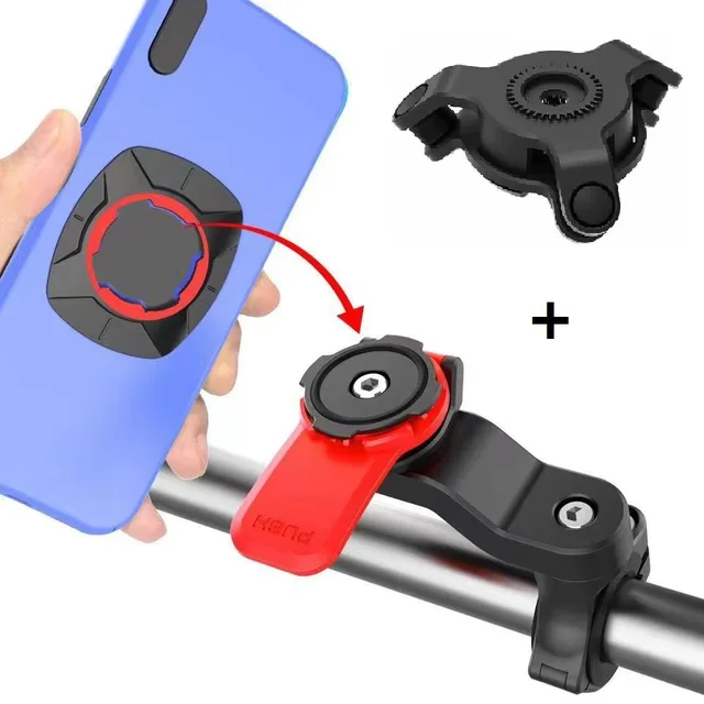 Motorcycle Bike Handlebar Phone Holder quick Lock Anti-shock riding mobile phone holder