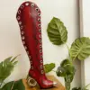 snakeskin dark red