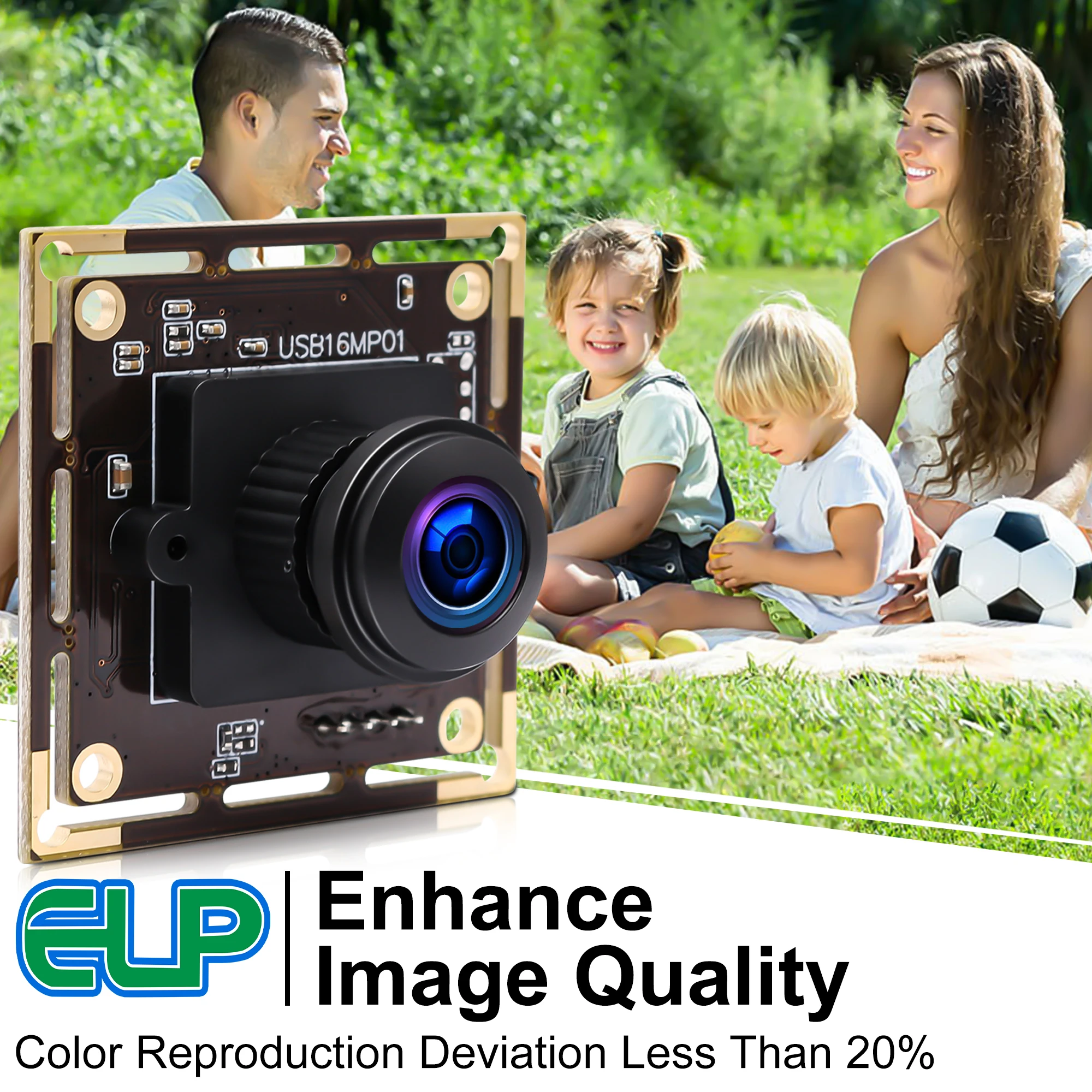 ELP Wide Angle 16MP USB Camera Module IMX298 180degree Fisheye Lens Webcam Board Mini Embedded Raspberry Pi Camera For ATM Kiosk