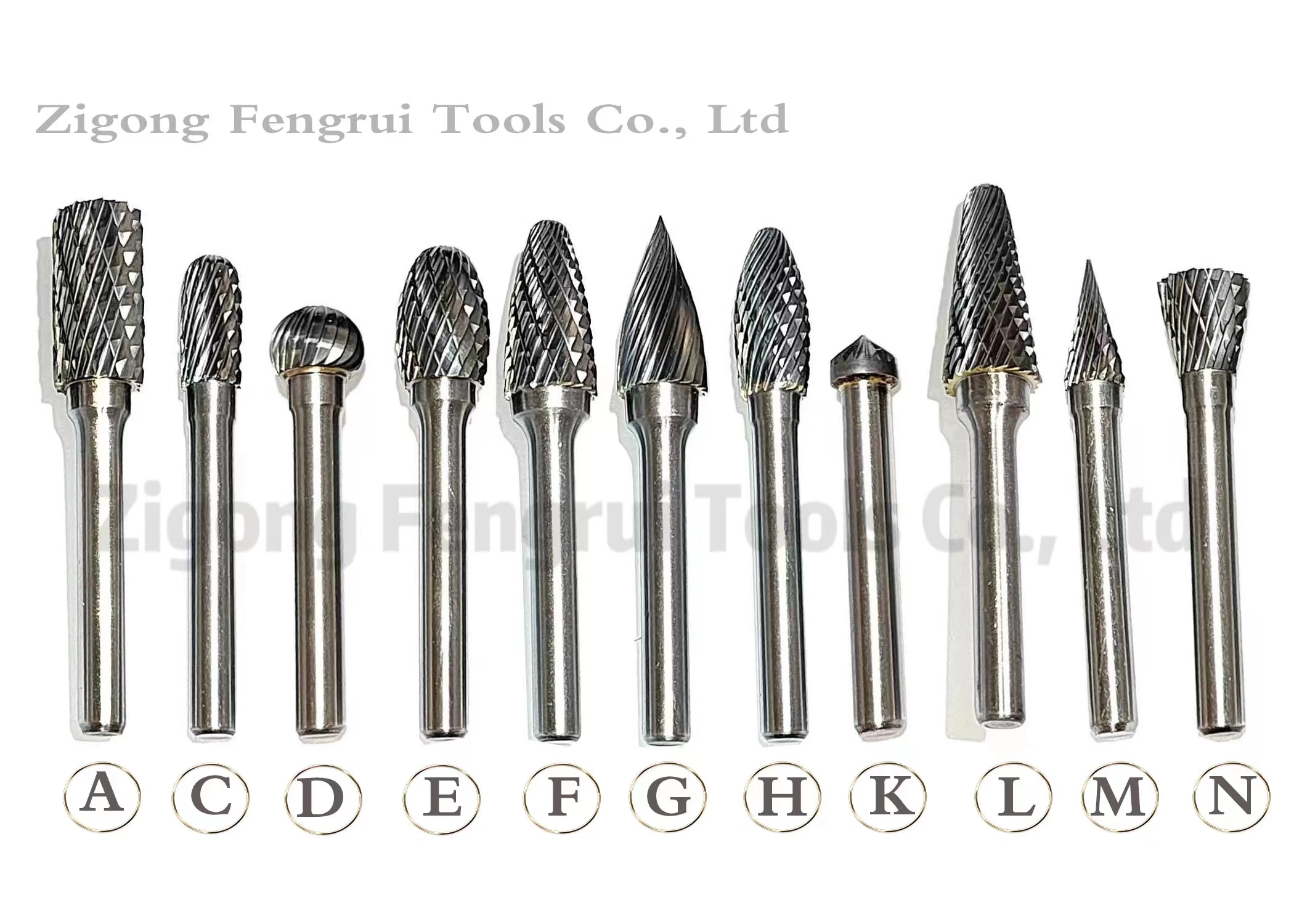 Customization Aluminium Cut F1020 Tungsten Carbide Rotary Burrs For ...