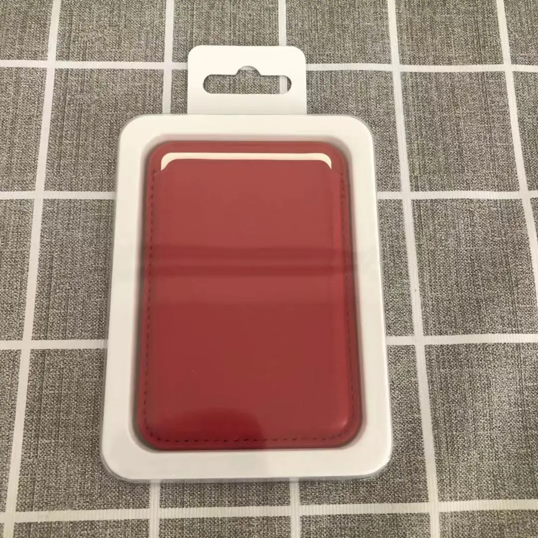 Deluxe Mag Safe Business Card Holder Case Leather Card Case