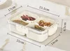 [food grade 0 odor] cream white-4 compartment