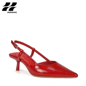Women's Well Crafted High-Heel Slingback Pumps Stylish Pointed Toe Design Height Increasing for Comfortable Summer Wear